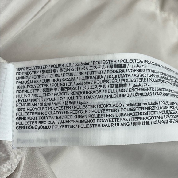 MANGO Ivory Midi Puffer Winter Coat Blanket Wrap around with Belt and Ho… - Picture 14 of 15